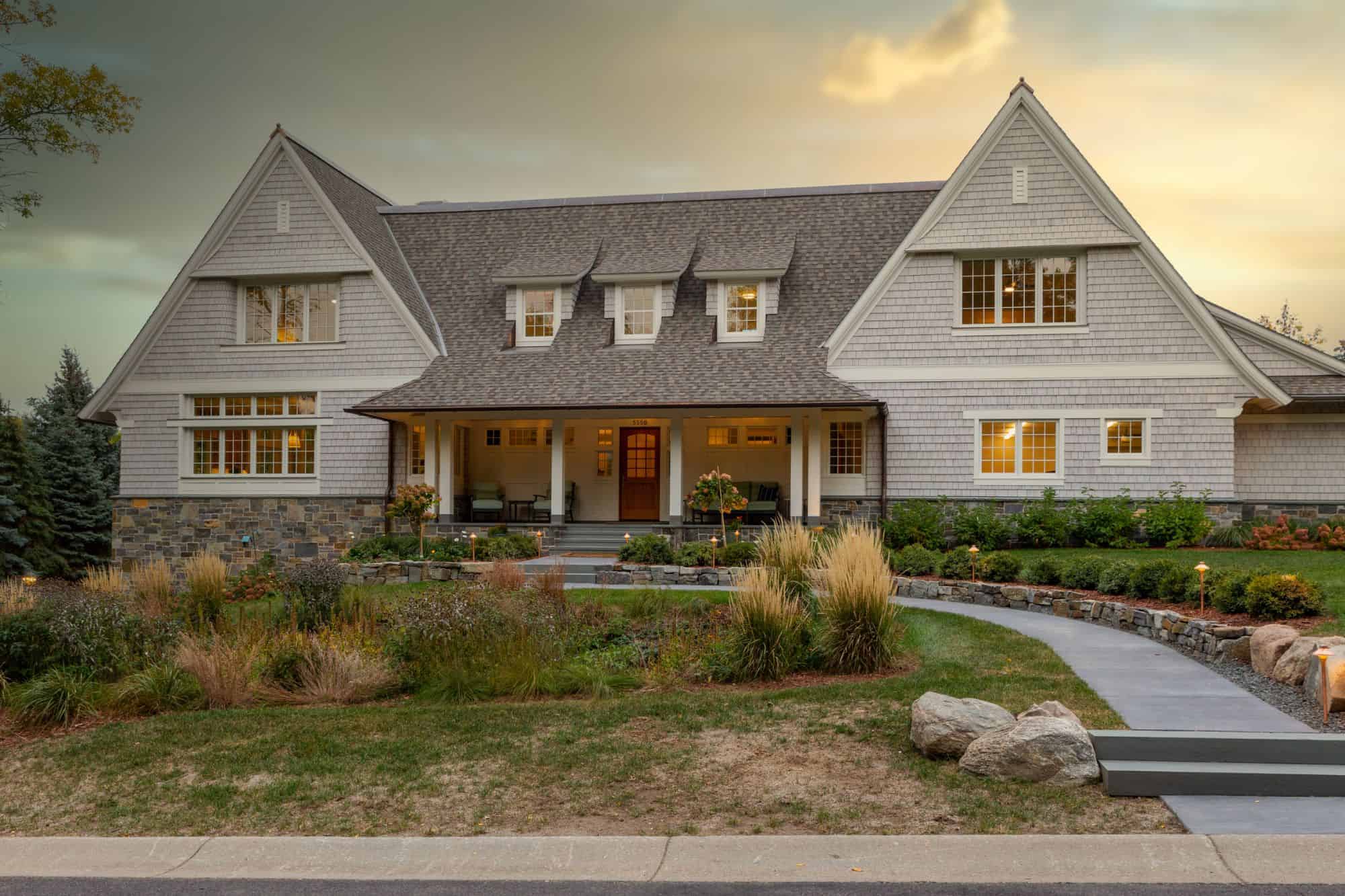 Courtyard Home Custom Build in Minnesota