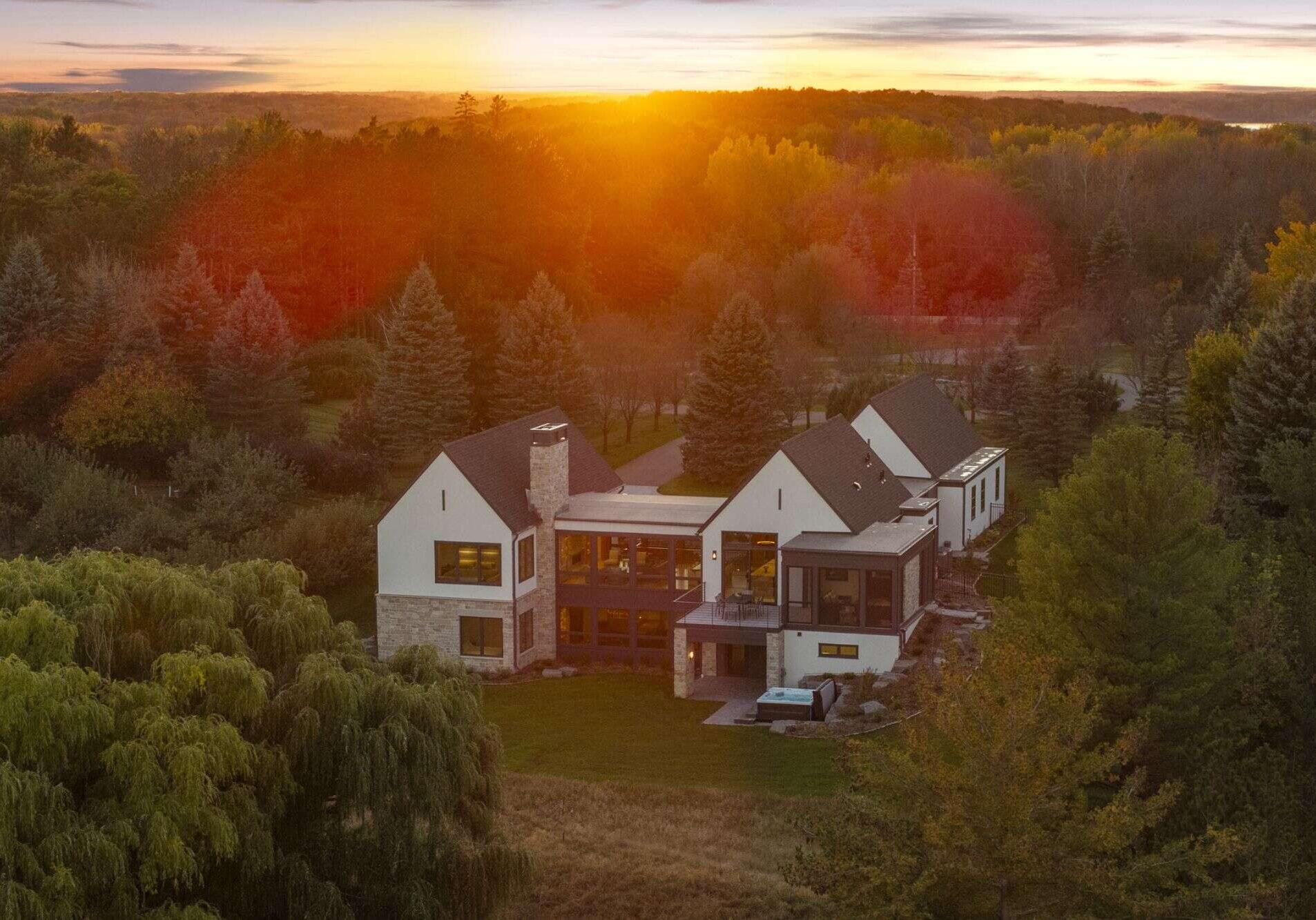 Private Retreat Custom Home Build in the Woods Minnesota